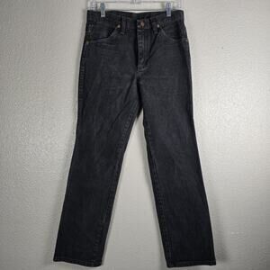 Wrangler Cowboy Cut Black Jeans Size 29x30 Slim Fit